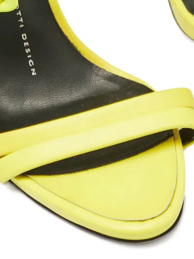 Pre-owned Giuseppe Zanotti  120mm Buckle-embellished Sandals In Green