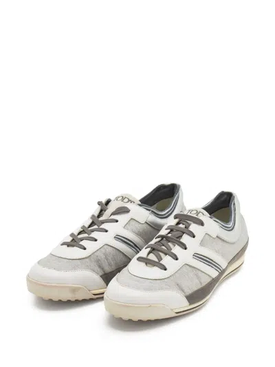 Pre-owned Tod's Vintage  Panelled Sneakers