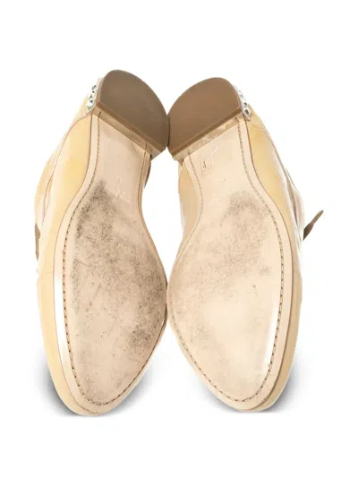 Pre-owned Miu Miu Crystal-embellished Derby Shoes