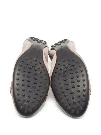Pre-owned Tod's Vintage Suede Ballet Flats