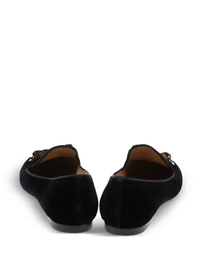Pre-owned Ferragamo Leather Loafers In Black
