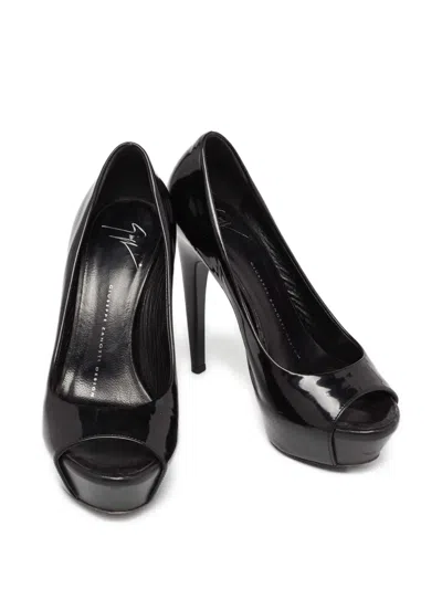 Pre-owned Giuseppe Zanotti  120mm Peep-toe Platform Pumps