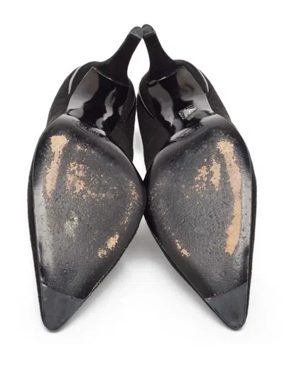 Pre-owned Tod's Vintage  110mm Pointed-toe Pumps In Black