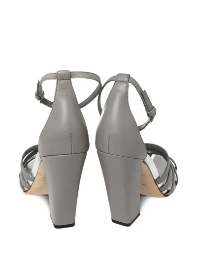 Pre-owned Burberry 115mm Strappy Sandals
