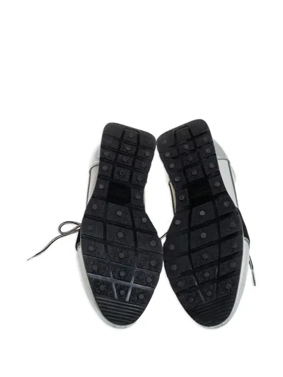 Pre-owned Balenciaga Race Runner Sneakers In Silver