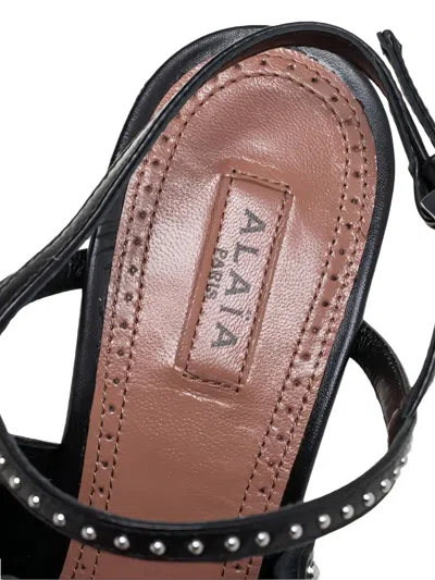 Pre-owned Alaïa 110mm Leopard-print Pumps In Brown