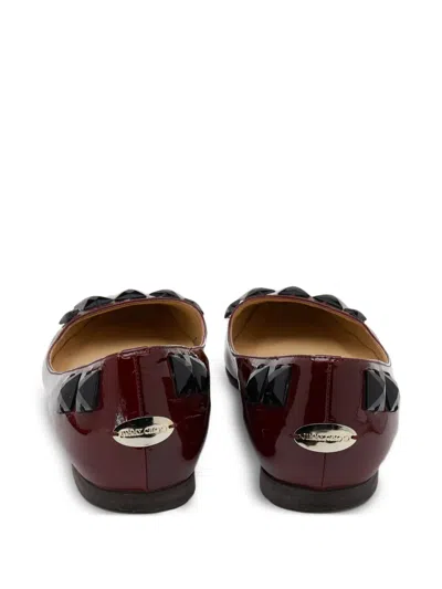 Pre-owned Jimmy Choo Stud-embellished Ballet Flats