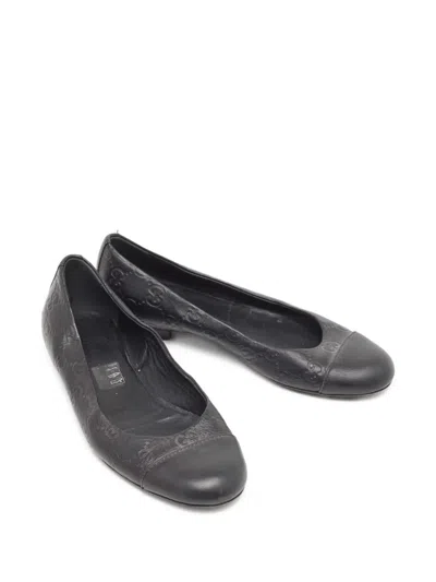 Pre-owned Gucci Classic Gg Ballet Flats