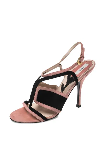 Pre-owned Prada 105mm Strappy High-heeled Sandals