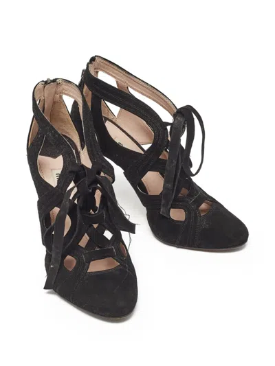 Pre-owned Miu Miu 100mm Cut-out Pumps
