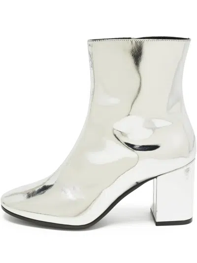 Pre-owned Balenciaga 75mm Metallic Ankle Boots