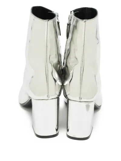 Pre-owned Balenciaga 75mm Metallic Ankle Boots
