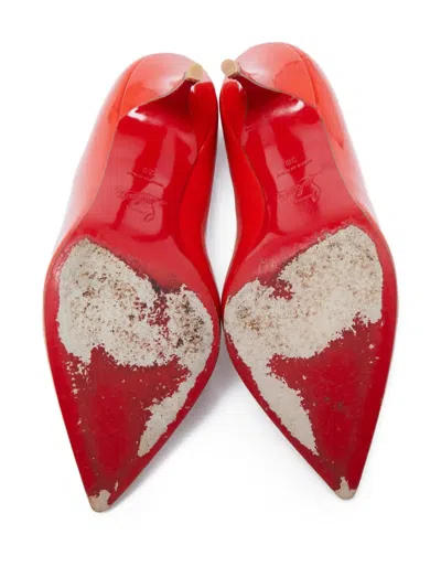 Pre-owned Christian Louboutin 90mm Patent-leather Pumps
