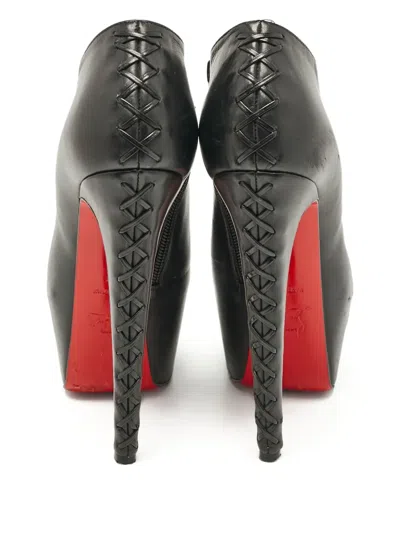 Pre-owned Christian Louboutin Recouzetta Platform Boots