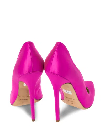 Pre-owned Brian Atwood  120mm Besame Satin Pumps