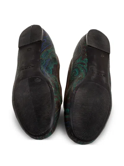 Pre-owned Etro Paisley-print Ballet Flats