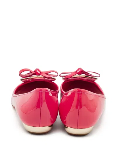 Pre-owned Dior Patent Pointed-toe Flat Pumps