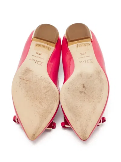 Pre-owned Dior Patent Pointed-toe Flat Pumps