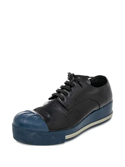 Pre-owned Miu Miu Patent Platform Derby Shoes