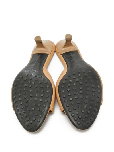 Pre-owned Tod's Vintage 60mm Knot-detail Sandals