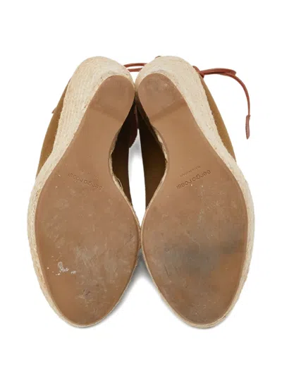 Pre-owned Sergio Rossi Vintage Espadrille Wedge Sandals