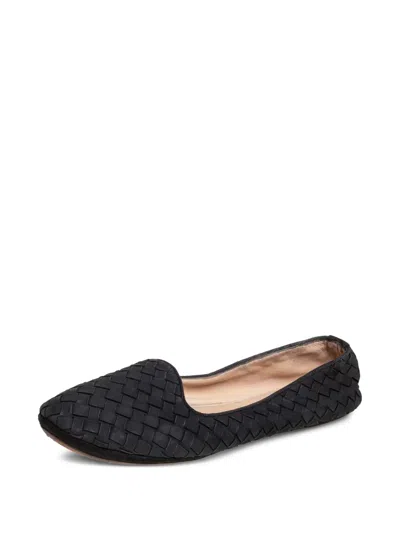 Pre-owned Bottega Veneta Intrecciato Leather Ballet Flats