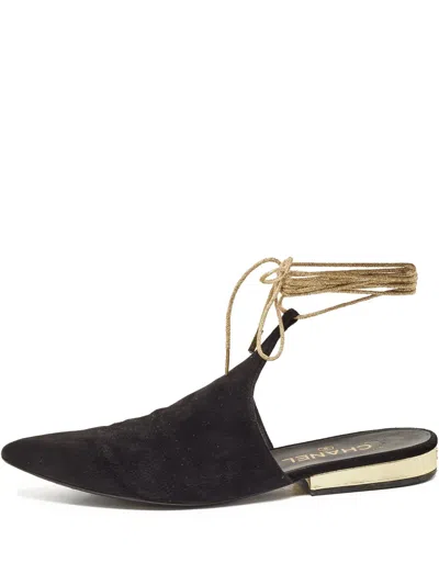 Pre-owned Chanel Pointed-toe Ballet Flats