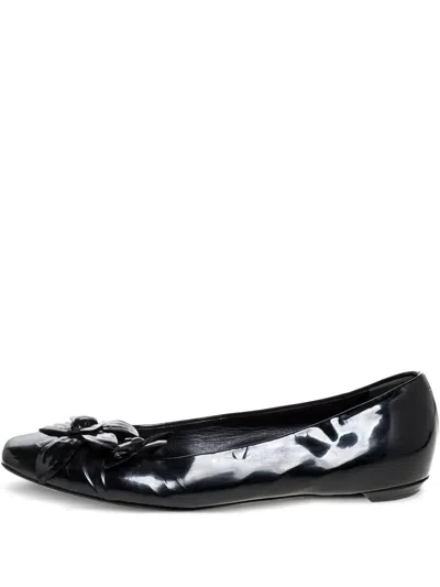 Pre-owned Gucci Leather Ballet Flats