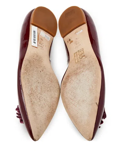 Pre-owned Tory Burch  Patent-finish Ballet Flats