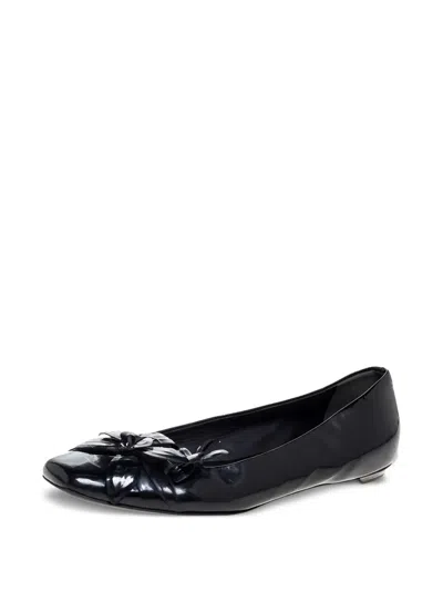 Pre-owned Gucci Leather Ballet Flats