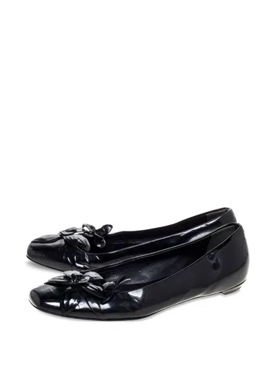 Pre-owned Gucci Leather Ballet Flats