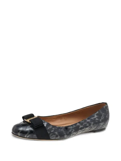 Pre-owned Ferragamo Varina Ballet Flats