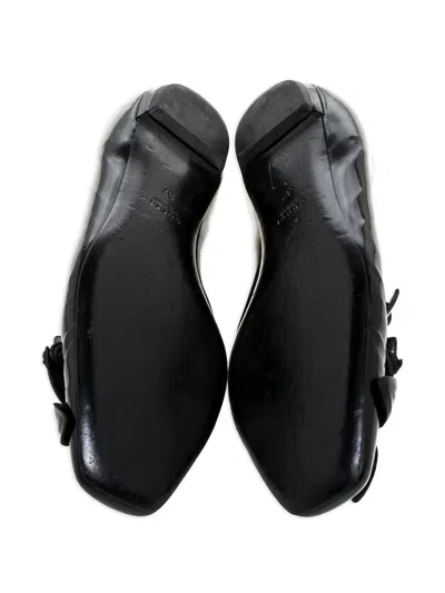 Pre-owned Gucci Leather Ballet Flats
