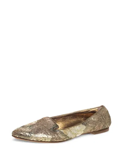 Pre-owned Dolce & Gabbana Brocade-quilted Slippers