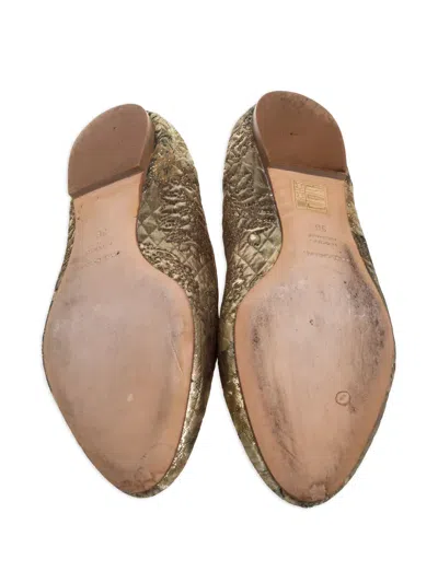 Pre-owned Dolce & Gabbana Brocade-quilted Slippers