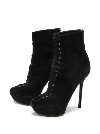 Pre-owned Sergio Rossi Vintage  150mm Leather Boots