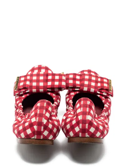 Pre-owned Louis Vuitton Check-print Ballet Flats