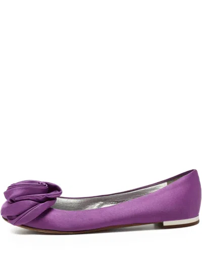 Pre-owned Giuseppe Zanotti Vintage  Satin Ballet Flats