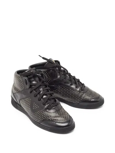 Pre-owned Louis Vuitton Studded High-top Sneakers