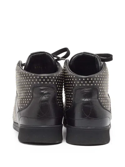 Pre-owned Louis Vuitton Studded High-top Sneakers