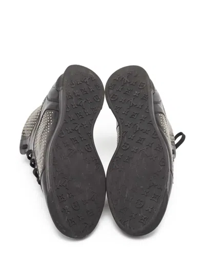 Pre-owned Louis Vuitton Studded High-top Sneakers