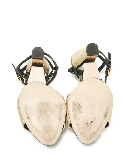 Pre-owned Fendi 105mm Embellished Sandals