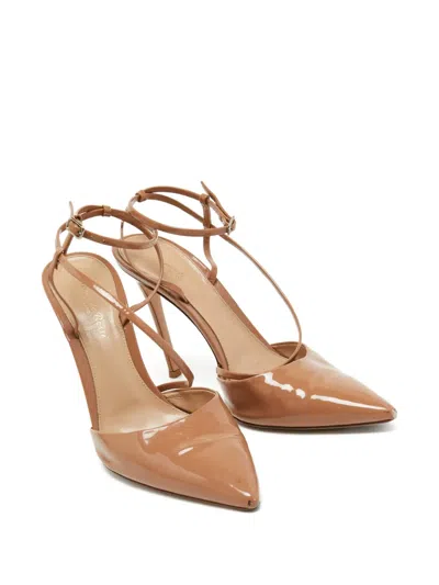 Pre-owned Gianvito Rossi Pointed-toe Strappy Sandals