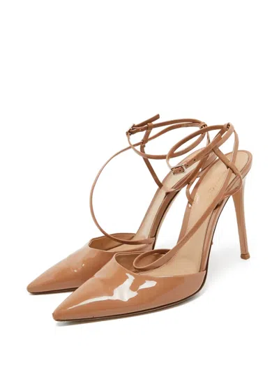 Pre-owned Gianvito Rossi Pointed-toe Strappy Sandals