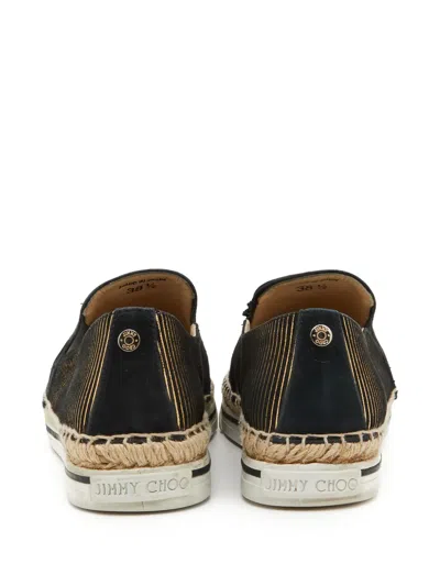 Pre-owned Jimmy Choo Striped Espadrilles