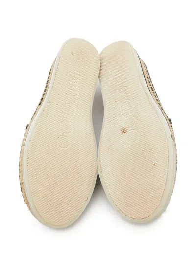 Pre-owned Jimmy Choo Striped Espadrilles