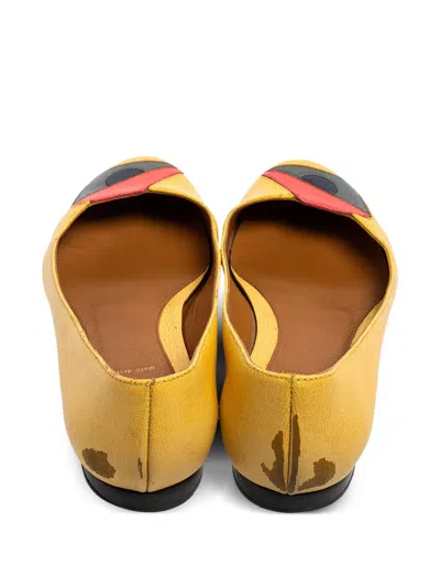Pre-owned Fendi Leather Ballet Flats