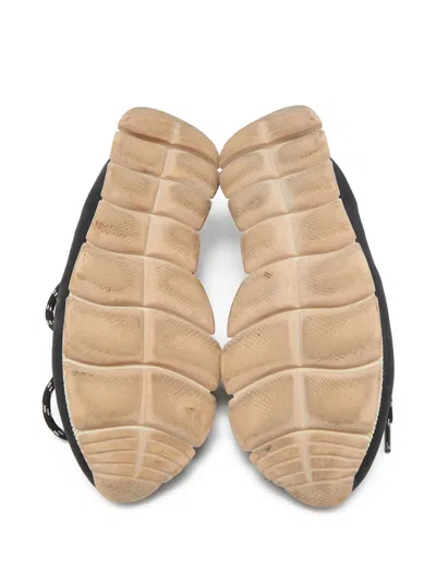 Pre-owned Prada Cut Out-detail Sneakers