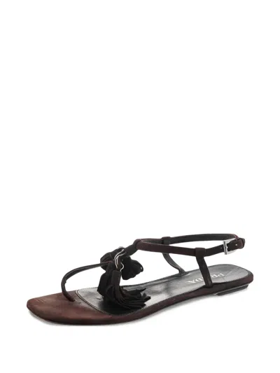 Pre-owned Prada Suede Sandals
