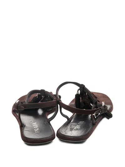 Pre-owned Prada Suede Sandals